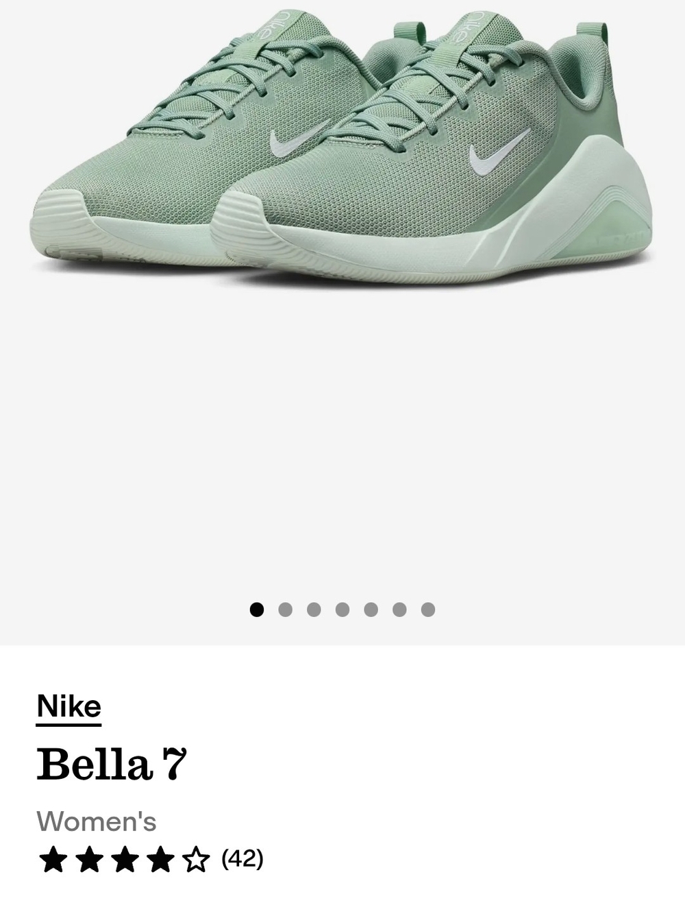 Women Nike Air Bella 7 Training Shoes - Picture 6 of 8